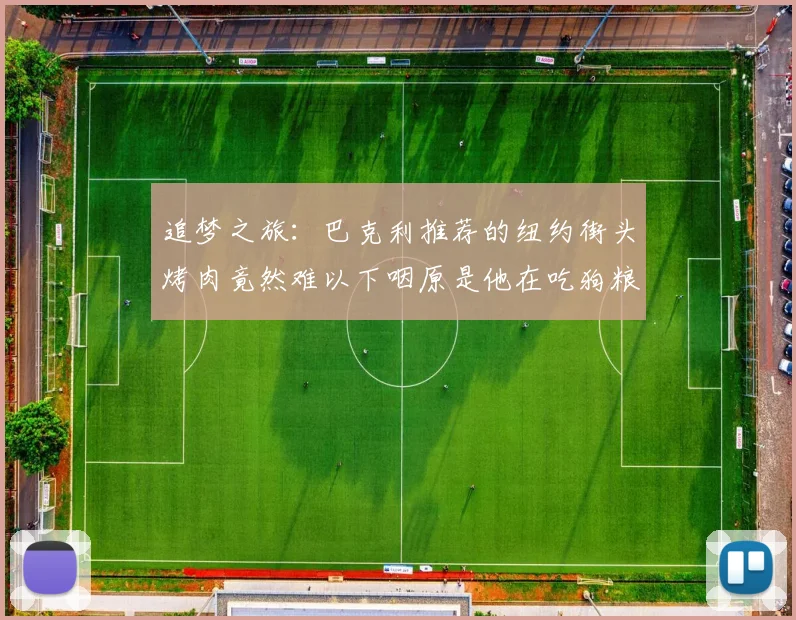 追梦之旅：巴克利推荐的纽约街头烤肉竟然难以下咽原是他在吃狗粮